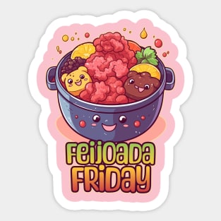 Feijoada Friday Foodie Design Sticker